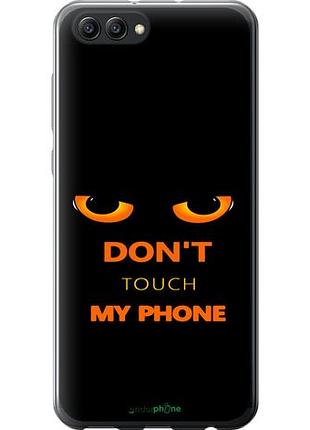 Чехол на huawei honor v10 / view 10 don't touch the phone "4261u-1579-10746"