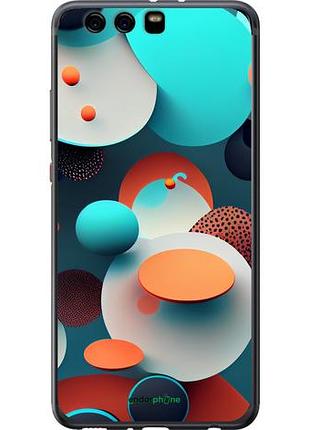 Чехол на huawei p10 plus горошек абстракция "5608u-963-10746"