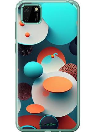 Чехол на huawei y5p горошек абстракция "5608u-1936-10746"