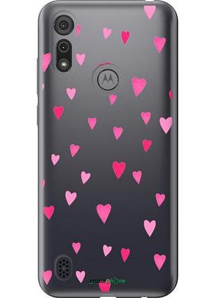 Чехол на motorola e6i сердечки 2 "4763u-2355-10746"