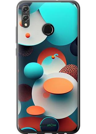 Чехол на huawei honor 8x горошек абстракция "5608u-1596-10746"