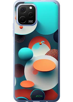 Чехол на huawei nova y61 горошек абстракция "5608u-2983-10746"