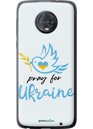 Чехол на motorola moto g6 plus украина v2 "5230u-976-10746"