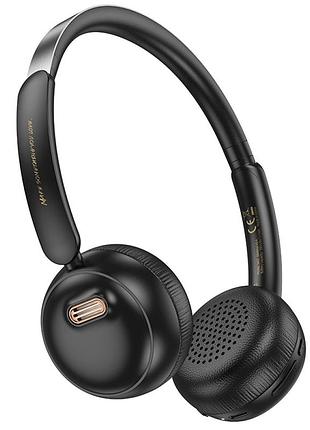 Наушники bluetooth беспроводные hoco w62 verso retro накладные с микрофоном black
