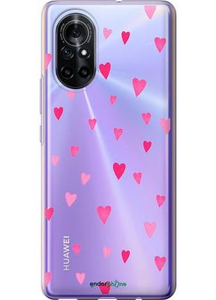 Чехол на huawei nova 8 сердечки 2 "4763u-2245-10746"