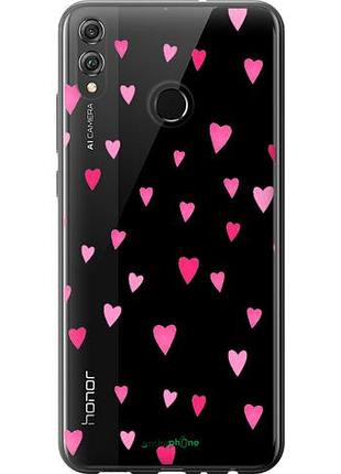 Чехол на huawei honor 8x сердечки 2 "4763u-1596-10746"