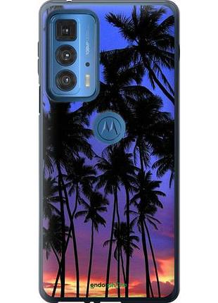 Чехол на motorola edge 20 pro пальмы "4324u-2662-10746"