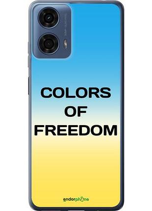 Чехол на motorola moto g24 power colors of freedom "5453u-3665-10746"