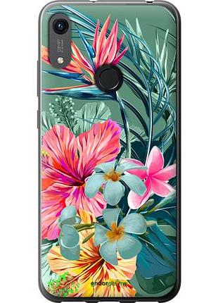 Чехол на huawei y6s тропические цветы v1 "4667u-1871-10746"