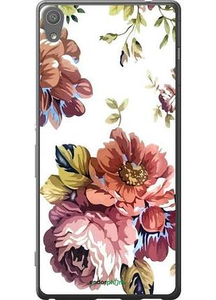 Чехол на sony xperia xa ultra dual f3212 vintage flowers "4333u-391-10746"