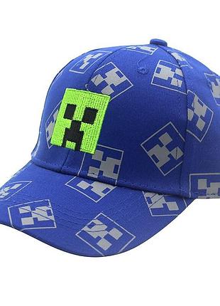 Яскрава бейсболка для дітей sport line із нашивкою minecraft