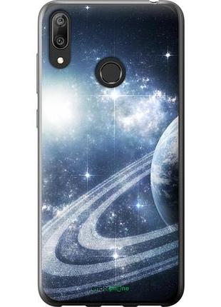 Чехол на huawei y7 2019 кольца сатурна "173u-1638-10746"