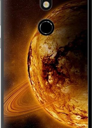 Чехол на nokia 7 жёлтый сатурн "170u-1367-10746"