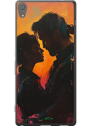 Чехол на sony xperia xa ultra dual f3212 любовь на полотне "6067u-391-10746"