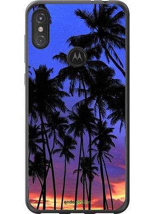 Чехол на motorola one power пальмы "4324u-1588-10746"