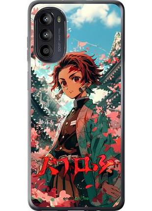 Чехол на motorola moto g52 tanjiro kamado "6132u-2691-10746"