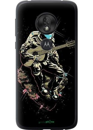 Чехол на motorola moto g7 play космонавт с гиратой "4138u-1656-10746"