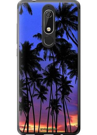 Чехол на nokia 5.1 пальмы "4324u-1529-10746"