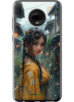 Чехол на motorola moto g7 anime-girl "6133u-1614-10746"