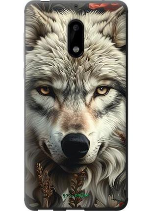 Чехол на nokia 6 волчий взгляд "6066u-898-10746"