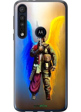 Чехол на motorola one macro воин-ангел "5317u-1812-10746"