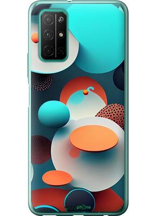 Чехол на huawei honor 30s горошек абстракция "5608u-1897-10746"