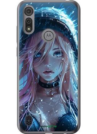 Чехол на motorola e6i аниме-дива под дождем "6120u-2355-10746"