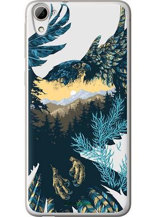 Чехол на htc desire 826 dual sim арт-орел на фоне природы "3983u-312-10746"
