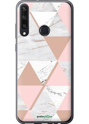 Чехол на huawei y6p мраморная симметрия "4344u-1952-10746"