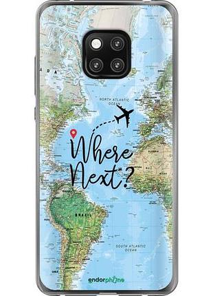 Чехол на huawei mate 20 pro путешествие "4503u-1567-10746"