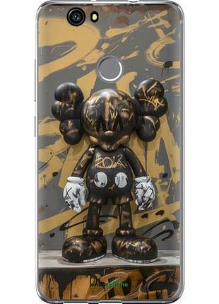 Чехол на huawei nova bronze kaws "6097u-439-10746"