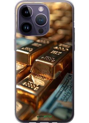 Чехол на iphone 14 pro max сияние золота "6104u-2667-10746"