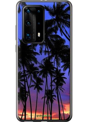 Чохол на huawei p40 pro plus пальми "4324u-1917-10746"