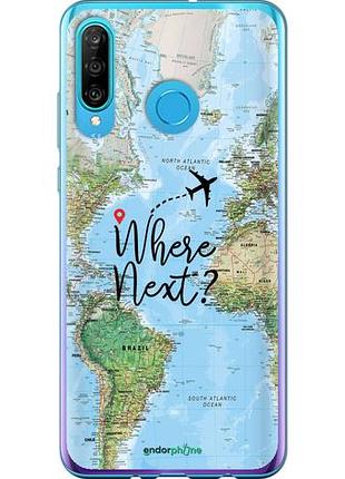 Чехол на huawei p30 lite путешествие "4503u-1651-10746"