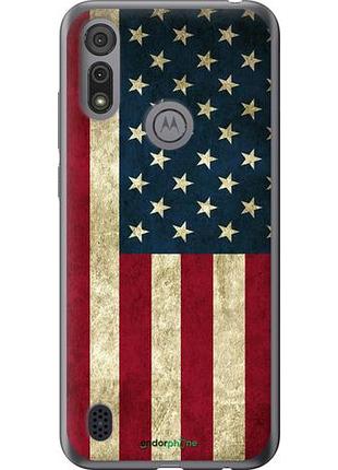 Чехол на motorola e6i флаг сша "395u-2355-10746"