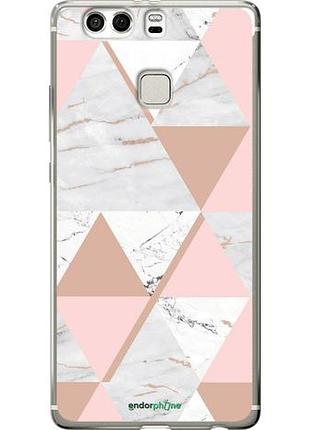 Чехол на huawei p9 plus мраморная симметрия "4344u-300-10746"