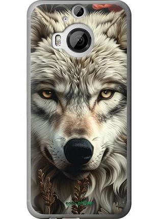 Чехол на htc one m9 plus волчий взгляд "6066u-134-10746"