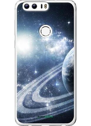 Чехол на huawei honor 8 кольца сатурна "173u-351-10746"