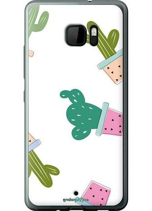 Чехол на htc u ultra кактусы в горшочках "3968u-833-10746"
