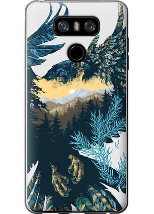 Чехол на lg g6 арт-орел на фоне природы "3983u-836-10746"