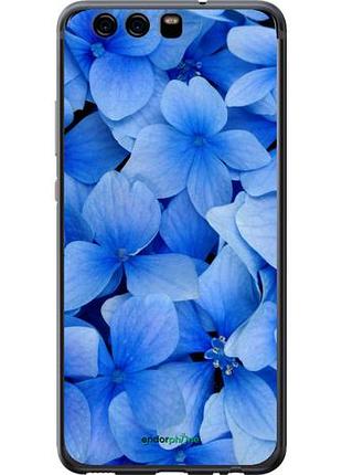 Чохол на huawei p10 сині квіти "526u-780-10746"