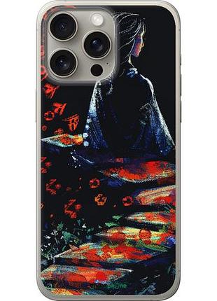 Чехол на iphone 15 pro max мечтательная девушка "6042u-3098-10746"