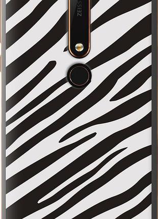 Чехол на nokia 6 2018 классическая зебра "4874u-1386-10746"