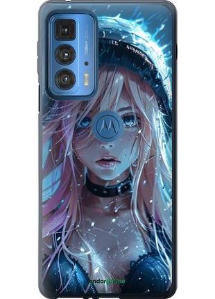 Чехол на motorola edge 20 pro аниме-дива под дождем "6120u-2662-10746"