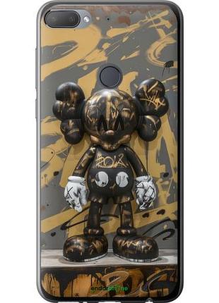 Чехол на htc desire 12 plus bronze kaws "6097u-1485-10746"