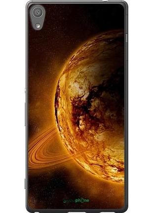 Чехол на sony xperia xa ultra dual f3212 жёлтый сатурн "170u-391-10746"