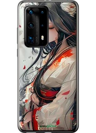 Чехол на huawei p40 pro plus кицуне "6073u-1917-10746"
