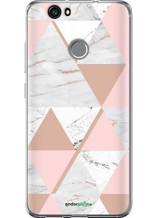 Чехол на huawei nova мраморная симметрия "4344u-439-10746"