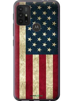 Чехол на motorola moto g10 флаг сша "395u-2319-10746"