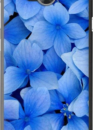Чехол на huawei y3ii / y3 2 синие цветы "526u-495-10746"